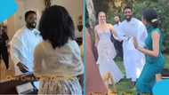 Kimathi Rawlings's gorgeous wife sets a new trend with her stylish white lace wedding gown