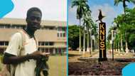 KNUST student passes away a week after completing his final year exams: "Oh life"