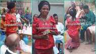 Elderly Nigerian woman ties the knot with lover in grand style: "She has been single all her life"