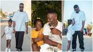 Sarkodie and Titi clink glasses and sip their drinks, flaunt lavish lifestyle as they go on a date