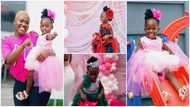 Island Frimpong @2: Medikal and Fella Makafui's daughter rocks 3 stunning looks at her birthday party