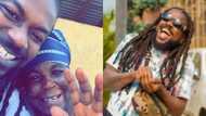 “Where are my parents?” - Samini screams like kid as he goes visiting them in lovely video; dad laugh, mom kisses him