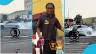 Ibrahim Mahama Jr captivates crowd at Supercar Spectacle with a-class drift show, video