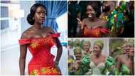 Ghanaian makeup artist and bridesmaids take over the internet with their unique corseted dress styles