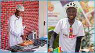 Khebab-a-thon: Group rides bicycles from Bolgatanga to Accra to support Joel Atinga, photos evokes joy