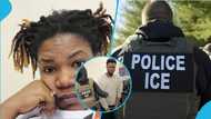 Naana Donkor Arthur gets emotional after US Immigration officers arrest Ghanaian man