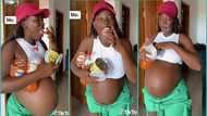 Pregnant woman enjoys sweet life like baby in video, says she's not suffering: "Everything I want I get"