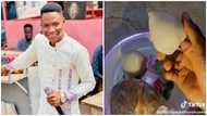 Ghanaian preacher laments after seeing 2 balls of banku and okro stew he bought for GH¢90: “You will not go to heaven”