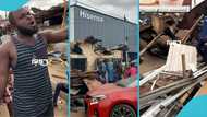 Thieves break into Ashaiman Hisense showroom barely 24 hours after evading demolition exercise