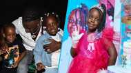 Stonebwoy speaks as his daughter Catherine Jidula Satekla plans to dye her hair for her 6th birthday, video