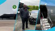 Ibrahim Mahama flies old private jet abroad to be turned into air ambulance, video sparks wonder