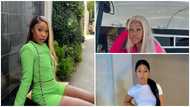 Ghanaian socialite Efia Odo looks fabulous pink suit for church service