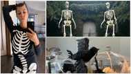 Kourtney Kardashian gives netizens a glimpse at her Halloween decorations inside her $9 million Calabasas mansion