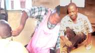 I got paralysed at age 8 from injection - Physically challenged barber shares chilling story