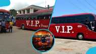 VIP bus catches Fire on Kumasi-Sunyani road, Ghana Fire Service faces backlash