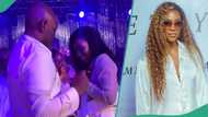 "She's shy and cute": Netizens react to rare video of Genevieve Nnaji dancing with Tony Elumelu