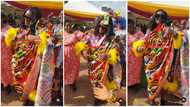 Jackie Appiah: Adowa dancer ditches dance moves for cash being sprayed on actress, video causes stir