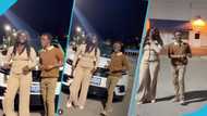 Afua Asantewaa Singathon 'forces' her shy husband to join the Medikal Shoulder dance challege
