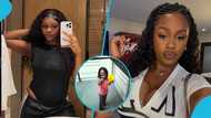 Farida Mahama drops a childhood photo of her using a vuvuzela and Blackberry phone, peeps react