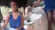 Meet the visually-impaired female student who makes gari to take care of herself (video)