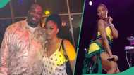 Viral pic Don Jazzy and Ayra Starr's mum getting cosy at party trends, many say they look very good together