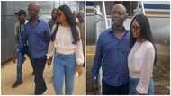 Powerful video and photo drop as Regina Daniels and 59-year-old billionaire husband spotted hand-in-hand as they head home