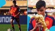 Fresh photos and video emerge of Barcelona star's dramatic hair transformation after World Cup promise