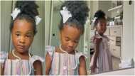 What did I did?: Little girl screams in video as she looks herself in the mirror after drawing eyebrows