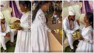 Internet Reacts to Viral Video of Pregnant Bride Kneeling to Feed Groom at Wedding