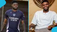 Partey makes first social media post following serious legal charges