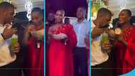 Old video of Sharaf Mahama and Jasmine Djang sipping cocktails together at a private party resurfaces