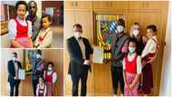 Man who moved to Germany to study shows off his cute white wife and kids as he becomes a citizen