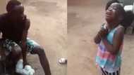 "I don't want to eat again" - Little girl says as she cries & begs dad not to kill fowl for food in video