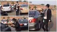 24-year-old man who hawks kolanuts dressed in suit during traffic finally speaks, says he loves it