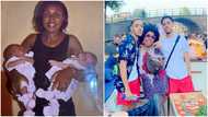 Afia Schwarzenegger Chills With Her Handsome Twins; New Videos Of Them Living Large in Amsterdam Drops