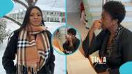 Actress Portia Asare breaks down in tears while writing tribute in Beverly Afaglo’s book of condolence