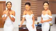 Akuapem Poloo shares photo and name of her father for the 1st time; fans wonder where she got her name from