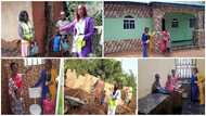 Lady demolishes widow's old mud house & builds a fine 3-bedroom apartment within 2 months