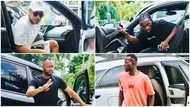 Photos drop as Dede Ayew, Joseph Paintsil, other Black Stars players arrive in camp in posh cars