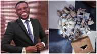 Are you into money ritual - Many ask as man breaks into his susu box in photos