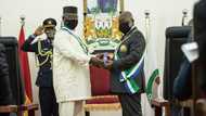 Sierra Leone’s President Julius Maada Bio confers highest national award on Akufo-Addo