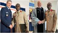 Ghanaian military man makes massive achievement; graduates with distinction from college in the US