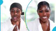 Ghanaians react as a makeup transformational video of Nana Akua Addo pops up online