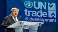 UN chief says global tensions threaten international trade