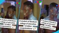 Video as Berekum College of Education student wins GH¢180k from betting on Newcastle vs Dortmund game