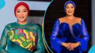 Anthony Baffoe’s wife Kalsoume Sinare radiates elegance in a beautiful kente gown for her birthday shoot