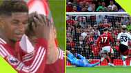 Video shows Rashford's sweet gesture towards Garnacho after horror open goal miss