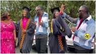 Medikal's sister graduates University of Ghana, rapper and mom support her as she bagged 2nd Class Upper