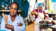 Faila's cook-a-thon: Nigerian man warns Hilda Baci after seeing meals cooked by Ghanaian chef