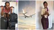 "This is my dream career": Lady gets cabin crew job in airline company, Etihad sends her full box of goodies